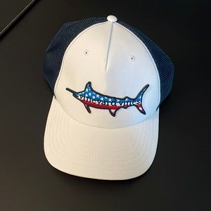 Vineyard Vines USA Fishing Trucker Hat